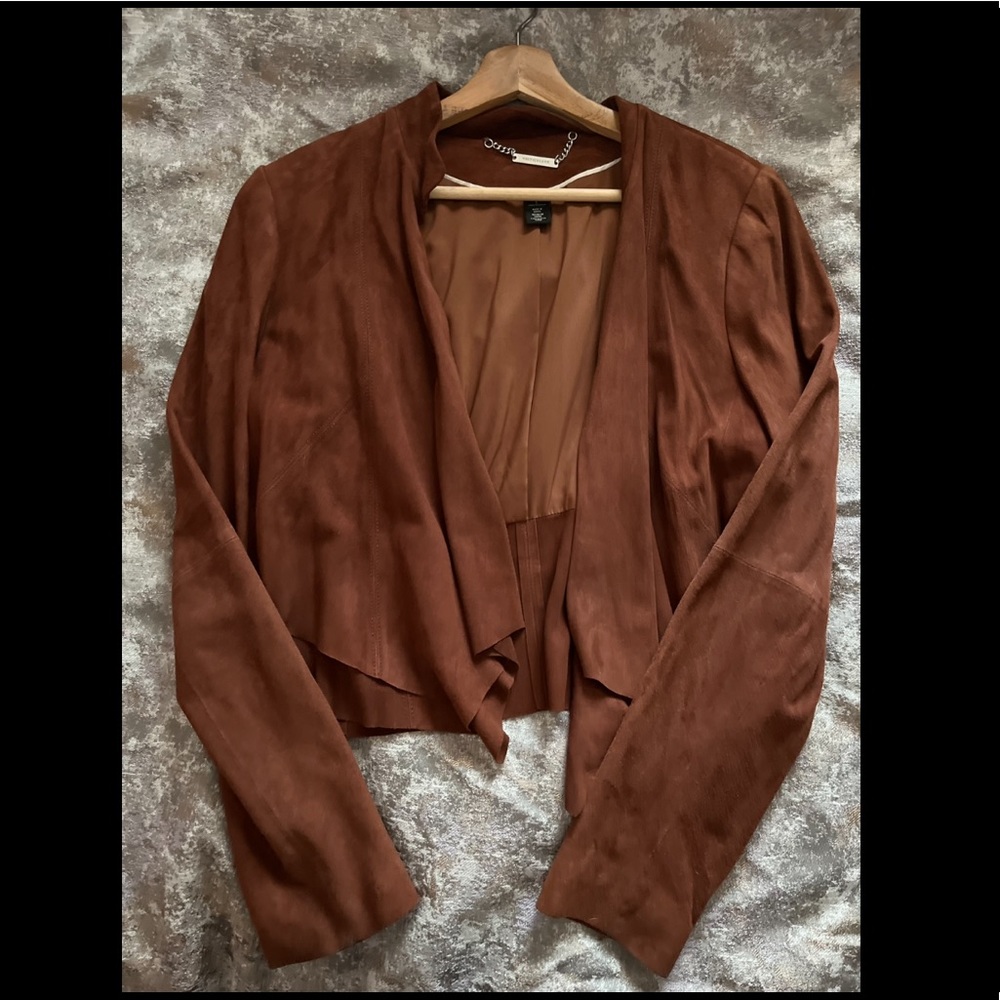 White House Black Market Suede Jacket